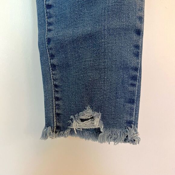 Levi’s High Rise Skinny Distressed Jeans Mid Wash 27 - Picture 7 of 11